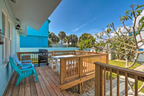 Beachfront Home Deck with Grill and Ocean Views!
